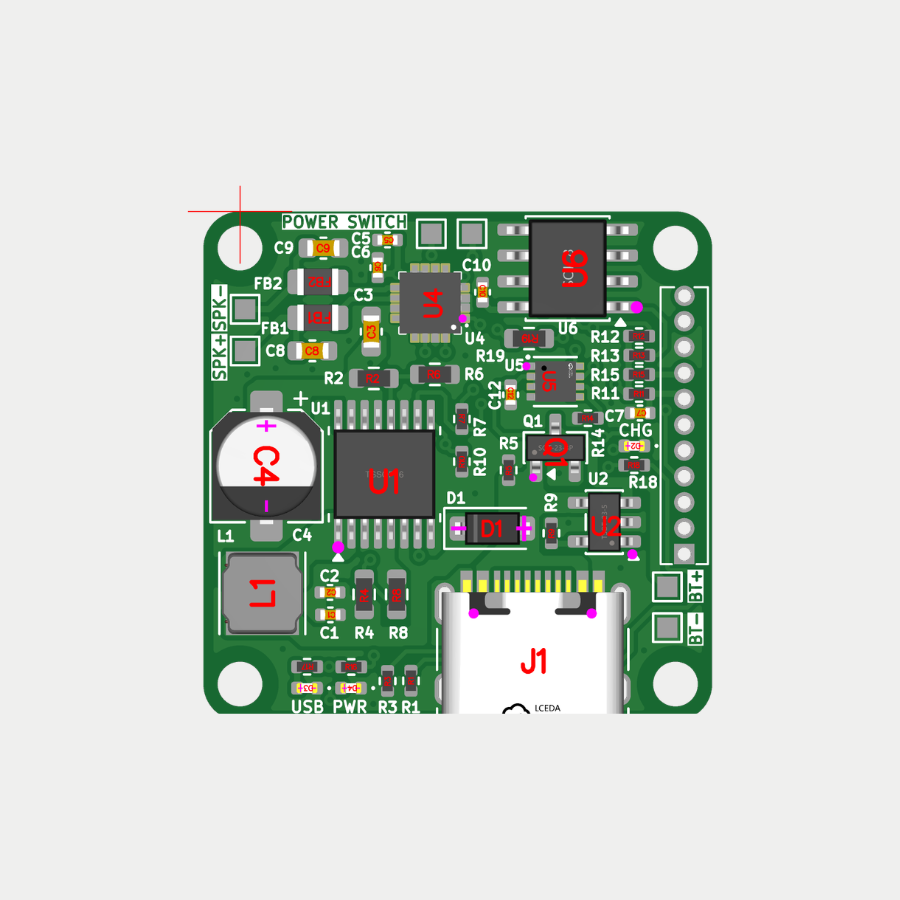 ESP32S3 SOC Wearable Device circuit board